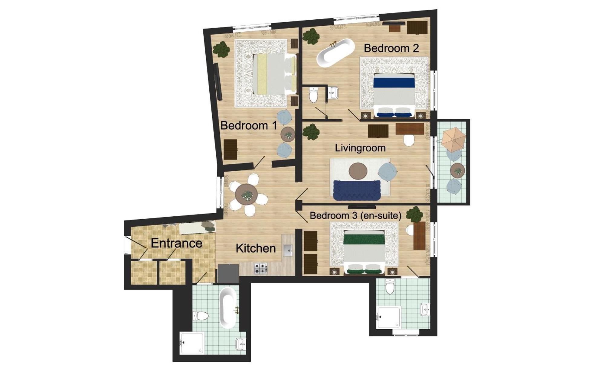 Victoria Design Stays - Premium Apartment Ohrada Прага Екстер'єр фото